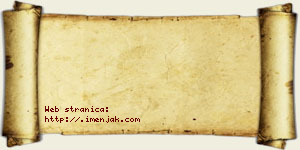 Gala Dimitrijević vizit kartica